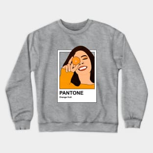 Orange fruit color Crewneck Sweatshirt